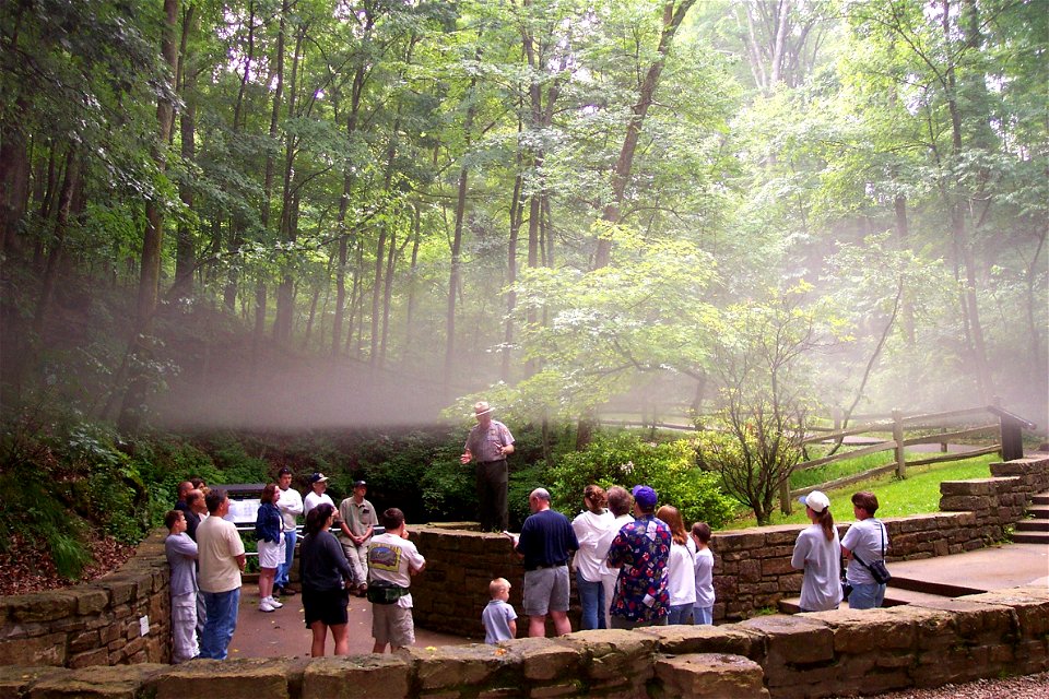 Mammoth Cave Fog at Cave Entrance