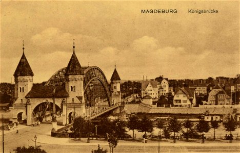 Magdeburg, Sachsen-Anhalt - Königsbrücke (Zeno Ansichtskarten) photo