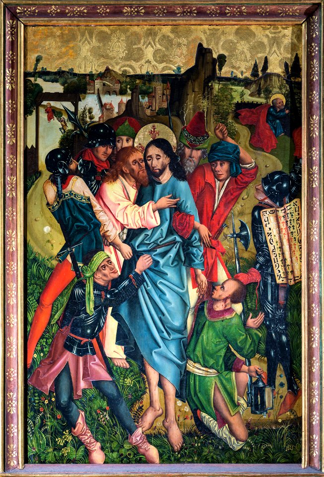 Maria Laach Kirche Flügelaltar Gefangennahme 02