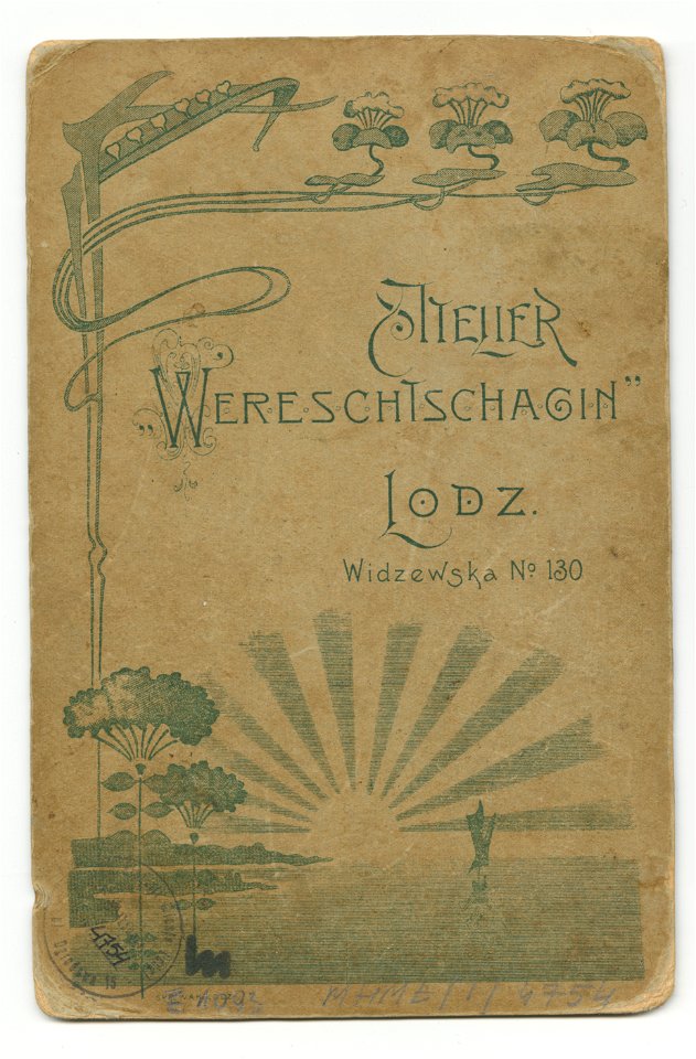 MMŁ, fotografia portret., „Wereschtschagin”, I-4754-REWERS