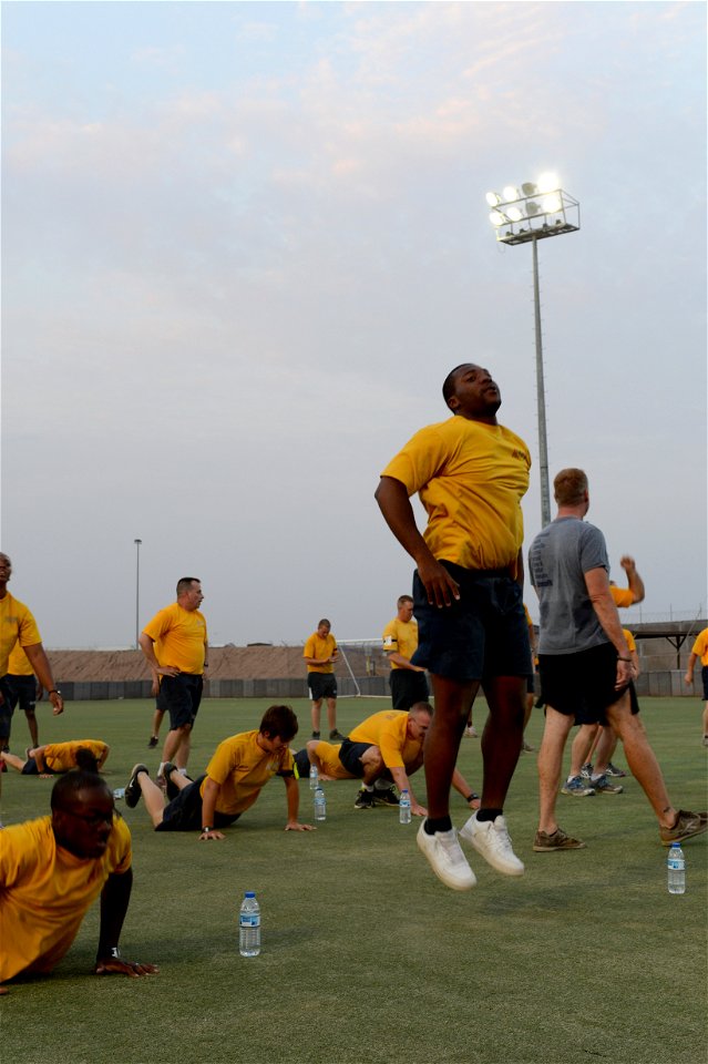 NMCB 11 Detachment HOA physical training 130823-N-UH337-072