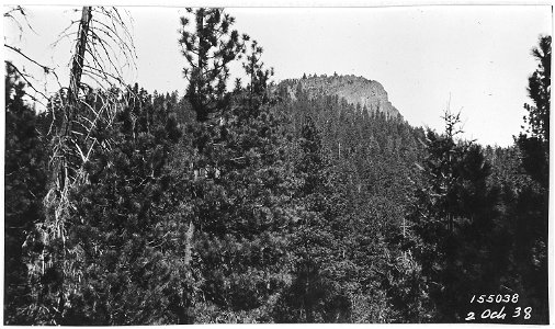 Hash Rock Head of Little Mill Creek from Mckay-Mill Creek Divide, Ochoco Forest, 1916. - NARA - 299184 photo