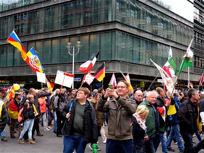 Demonstration of Wir für Deutschland 2019-10-03 10