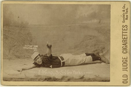 Monte Ward, New York Giants, baseball card portrait LCCN2007683757 photo