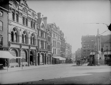 Market Place, Reading, looking southwards, c. 1890 photo