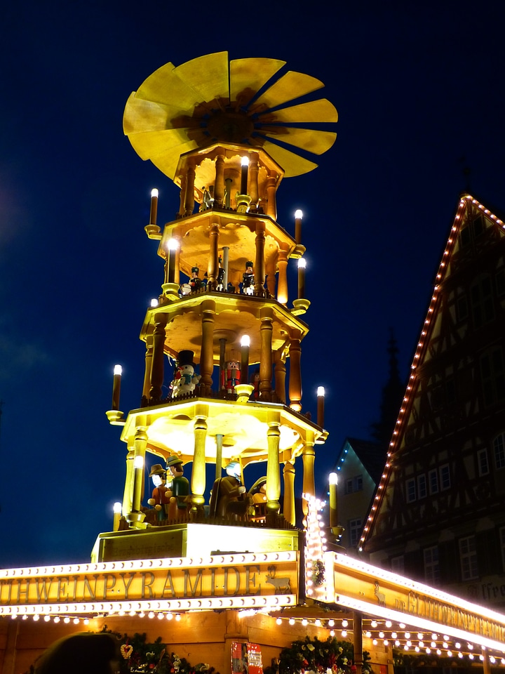 Esslingen christmas market light
