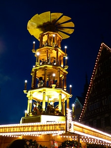 Esslingen christmas market light