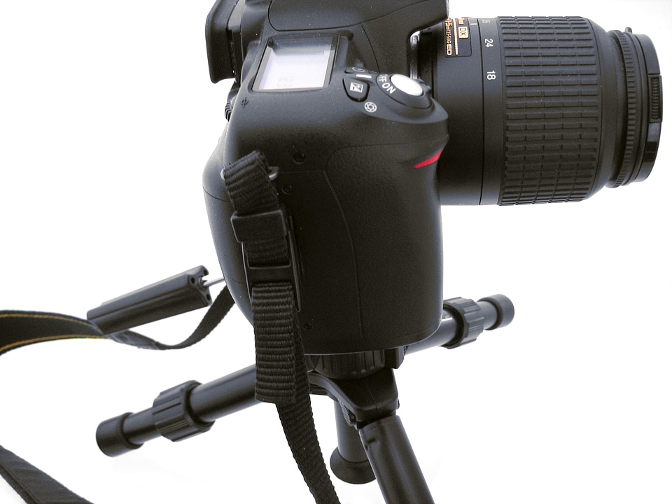 Tripod with camera