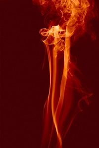 Red abstract soft smoke photo