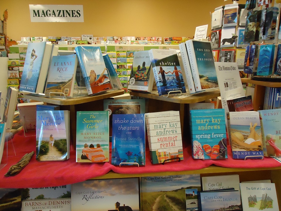 Books display table