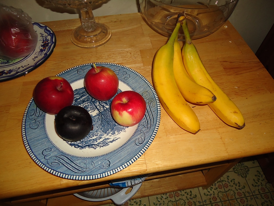 Fruit on plate photo