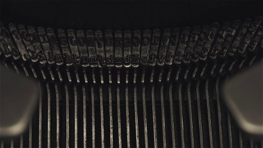 Close-up Photo Of Typewriter photo
