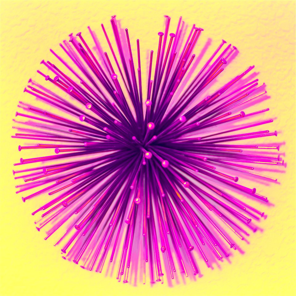 Purple Burst Digital Wallpaper