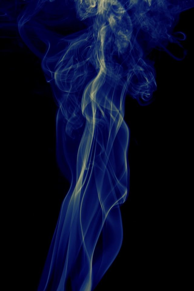 Blue smoke