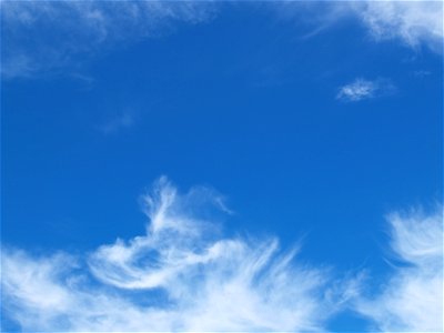 White And Blue Cloudy Sky photo