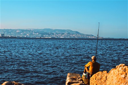 Man Fishing photo