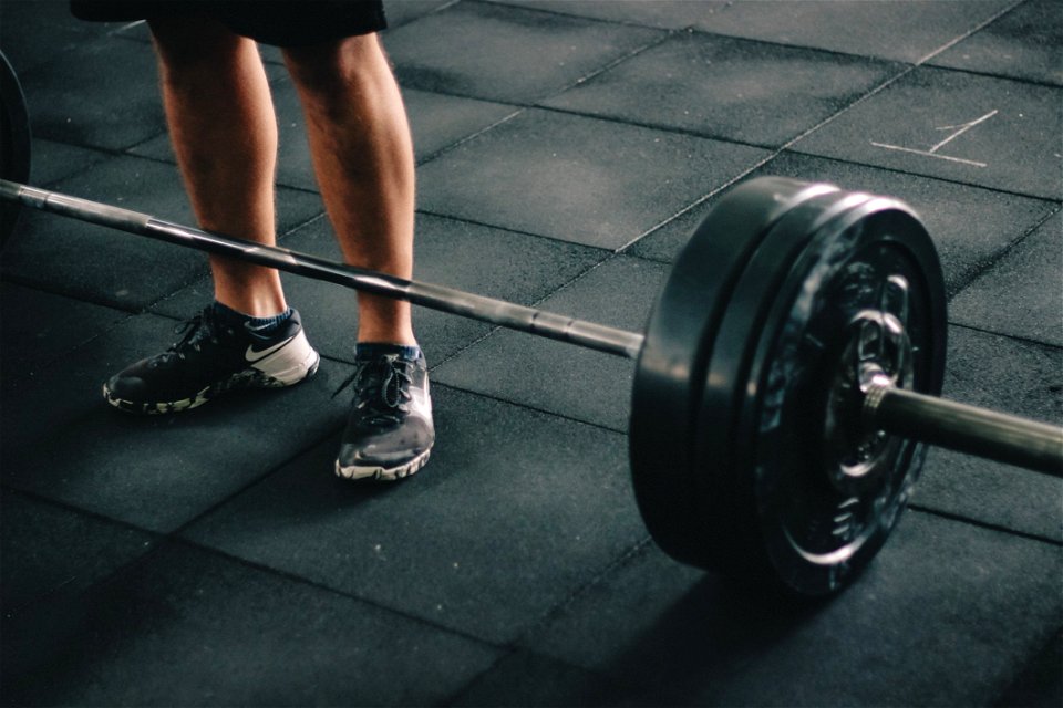 Adult Athlete Barbell photo