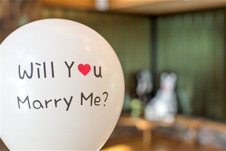 Will You Marry Me Balloon photo