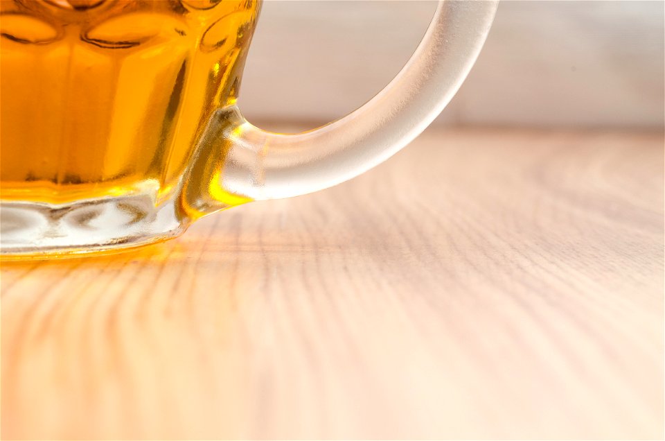 Drinking Glass On Top Of Table photo