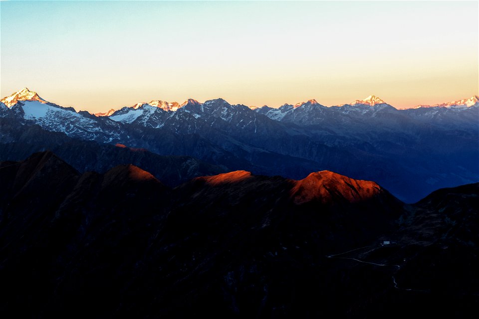 Aerial Photography Of Mountains
