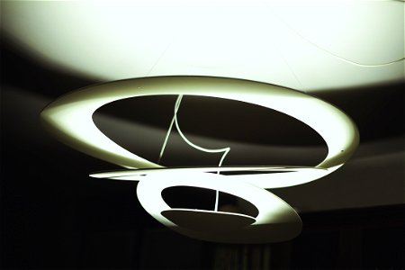 White Drop-ceiling Light photo