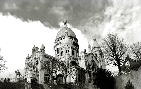 Greyscale Photography Of Dome Building photo