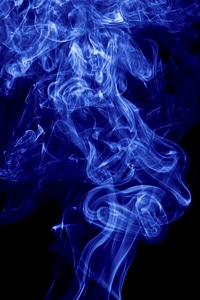 Big blue smoke photo