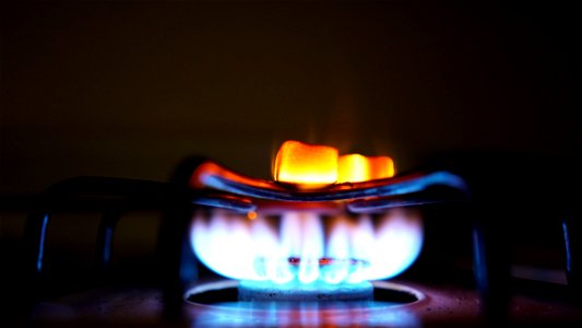 On Gas Burner photo