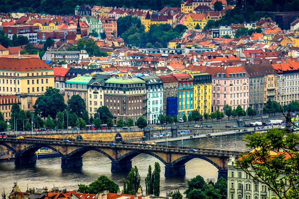 Aerial Photography Of Bridge Beside The City