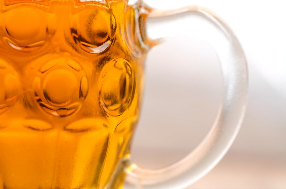 Closeup Photo Of Clear Glass Mug photo