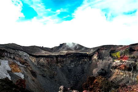 Clouds Colors Crater photo