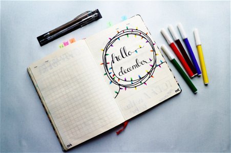 Writings On A Planner photo