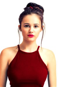 Woman In Red Tank Top