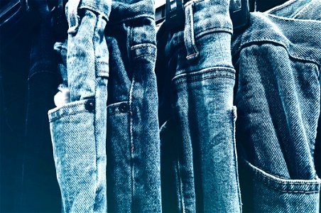Blue Jeans Close-up photo