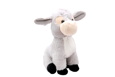 Grey Plush Donkey Toy photo