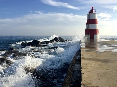 Photo Of Red And White Lighthouse photo