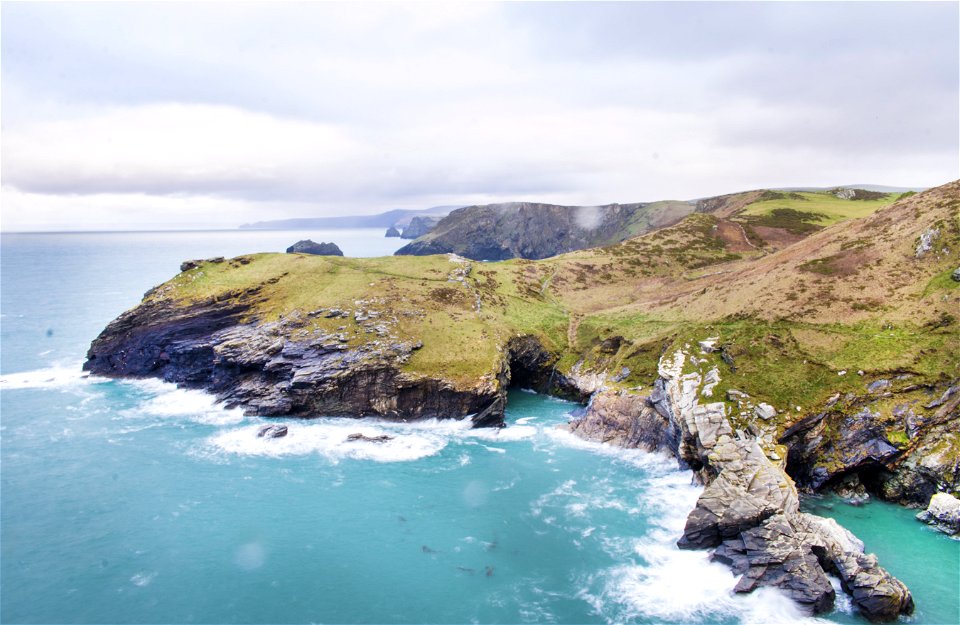 Aerial Photography Of Island photo