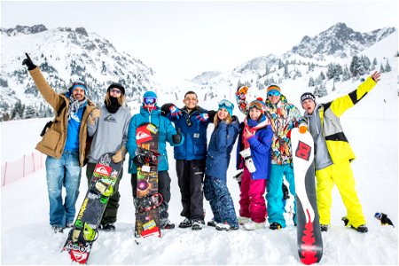 Lot Of Person Wearing Snow Gear photo