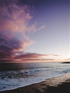 Seawater Taken At Sunset photo