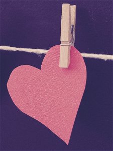 Photo Of Clipped Heart-shaped Red Paper photo