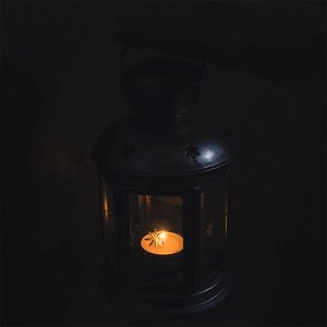 Black Candle Lantern photo