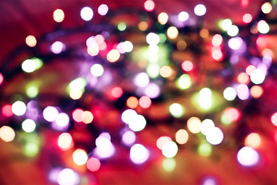 Selective Focus Photography Of String Lights photo