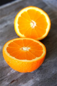 Sliced Orange Fruit photo