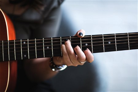 Chord Close-up Guitar photo