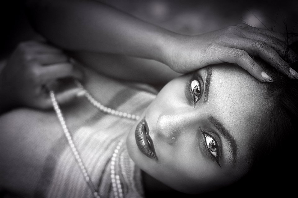Beautiful Black-and-white Face