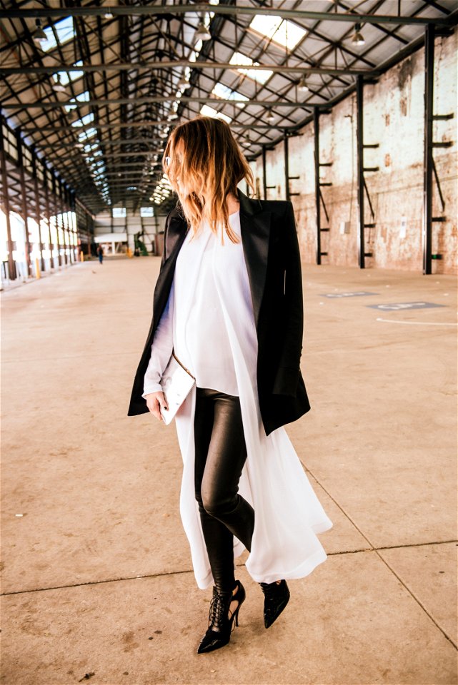 Clothing White Coat Shoulder