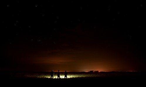 Sky Atmosphere Night Horizon photo