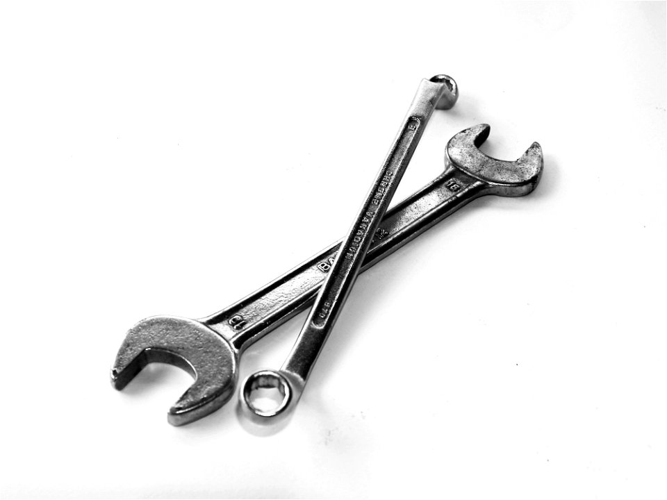 Stainless Steel Close Wrench On Spanner photo