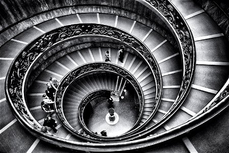 Black And White Monochrome Photography Photography Spiral photo