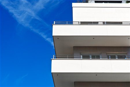 Balconies On Apartment Building photo